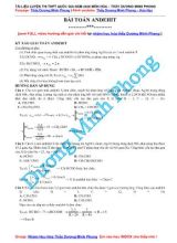 Tài liệu luyện thi THPT Quốc gia môn Hóa học năm 2020 - Bài toán andehit - Dương Minh Phong